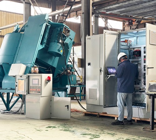 铸造砂混砂机国内产线应用